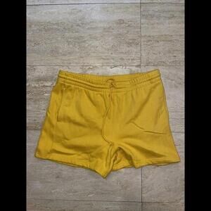 tna cozy fleece Yellow‎ XL Sweatpants Shorts